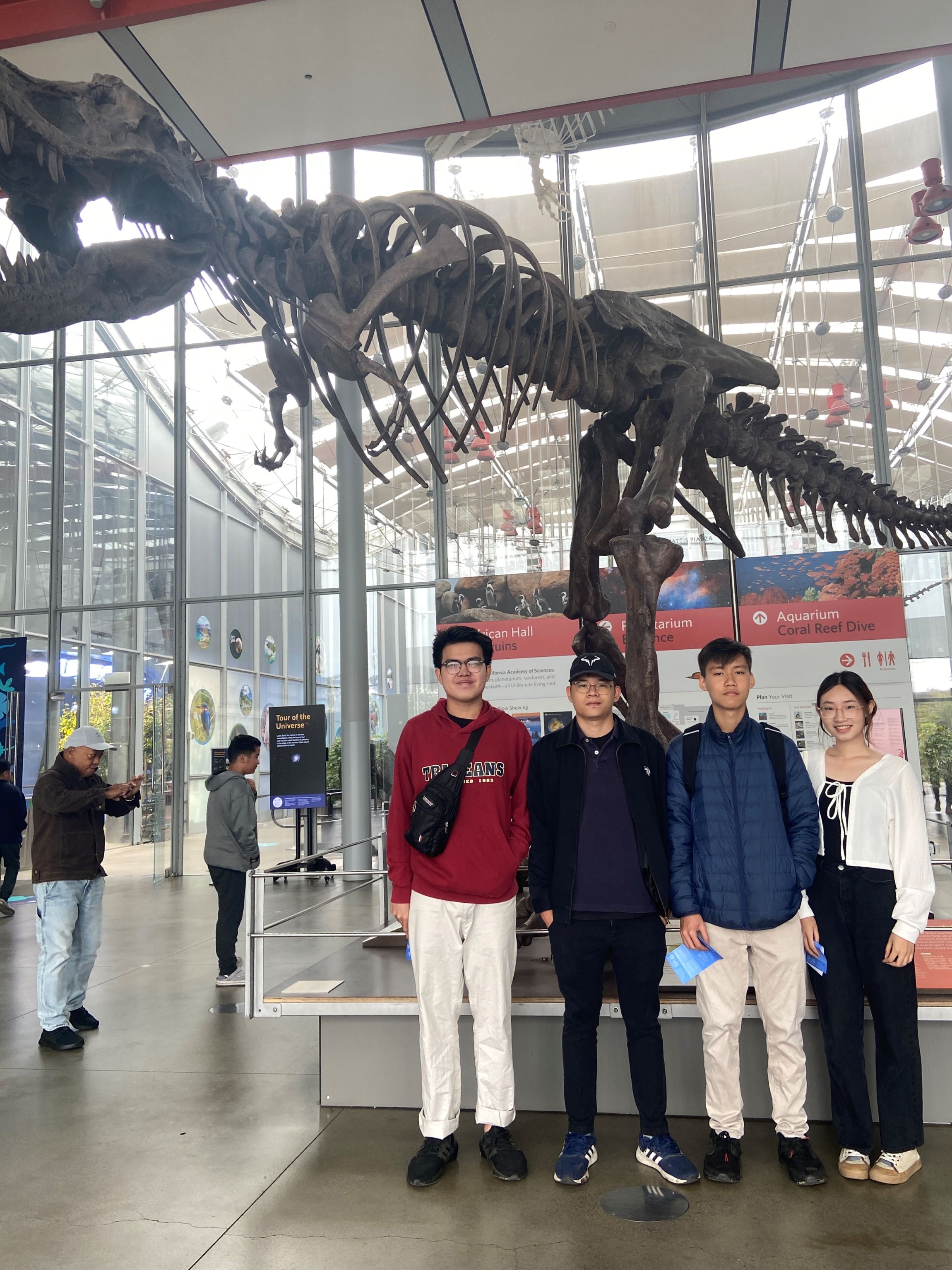 Fulbright students visited a local museum during the weekend, Silicon Valley, California, USA