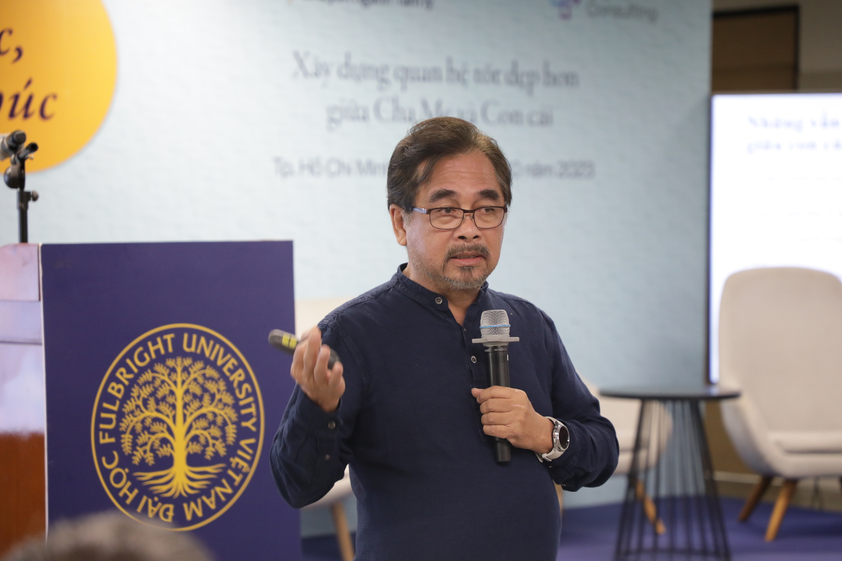 Tiến sĩ Lê Nguyên Phương phát biểu tại sự kiện
